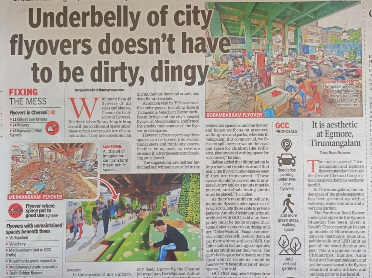 Press coverage of Vernacular Building Solutions, landscape architects in Chennai (6)