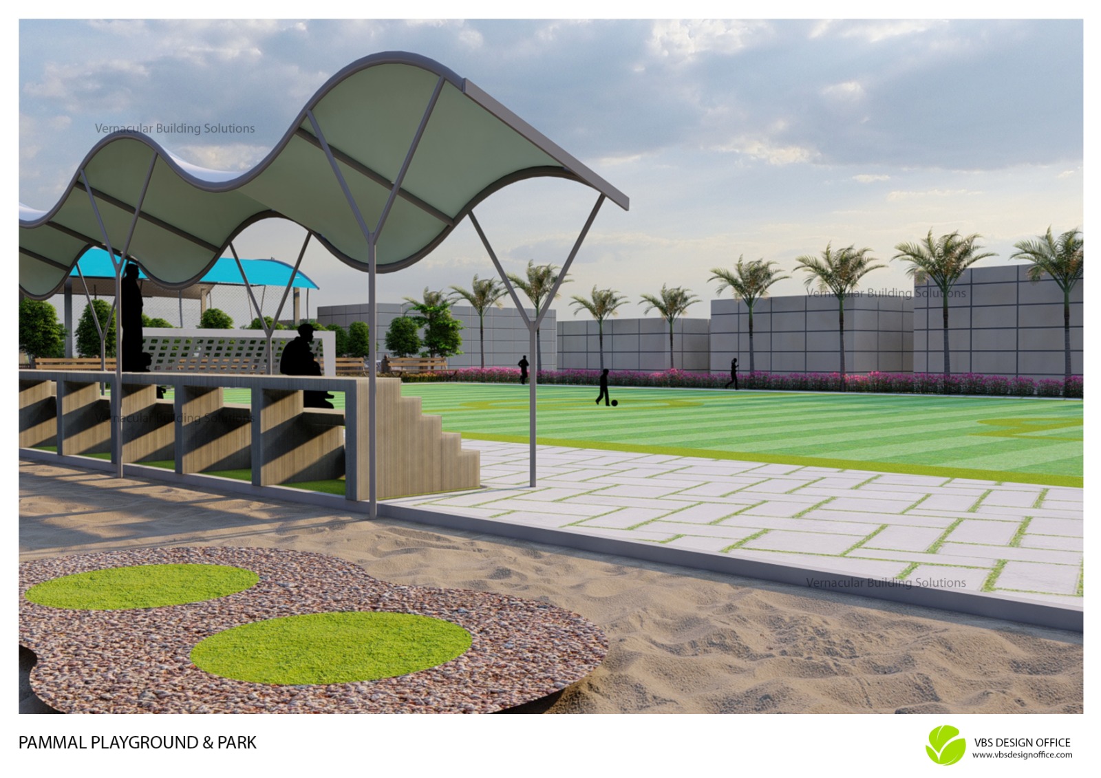 Design view of Pammal Park, Chennai, by Vernacular Building Solutions (1)