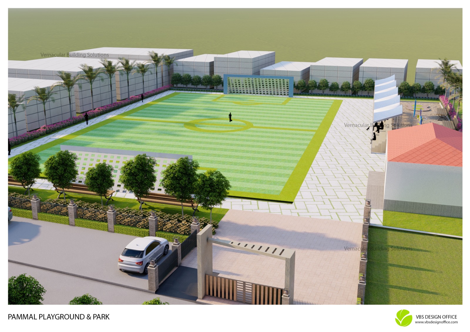 Design view of Pammal Park, Chennai, by Vernacular Building Solutions (10)