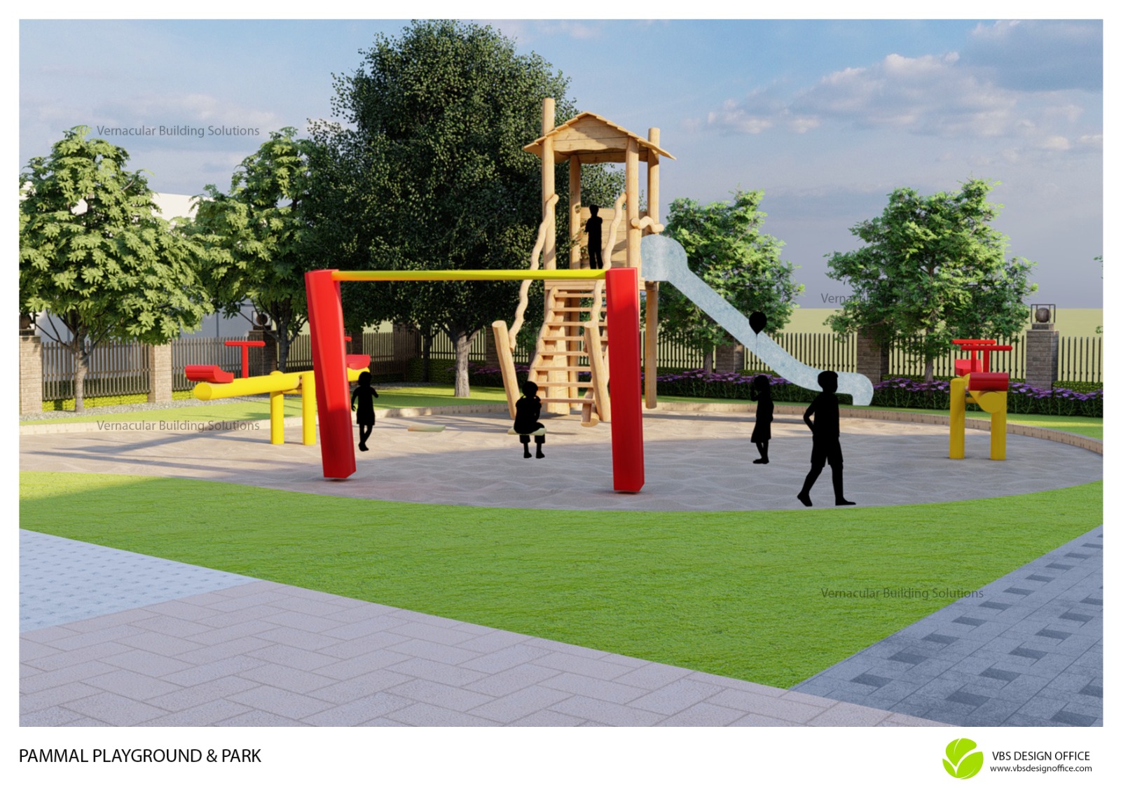 Design view of Pammal Park, Chennai, by Vernacular Building Solutions (3)
