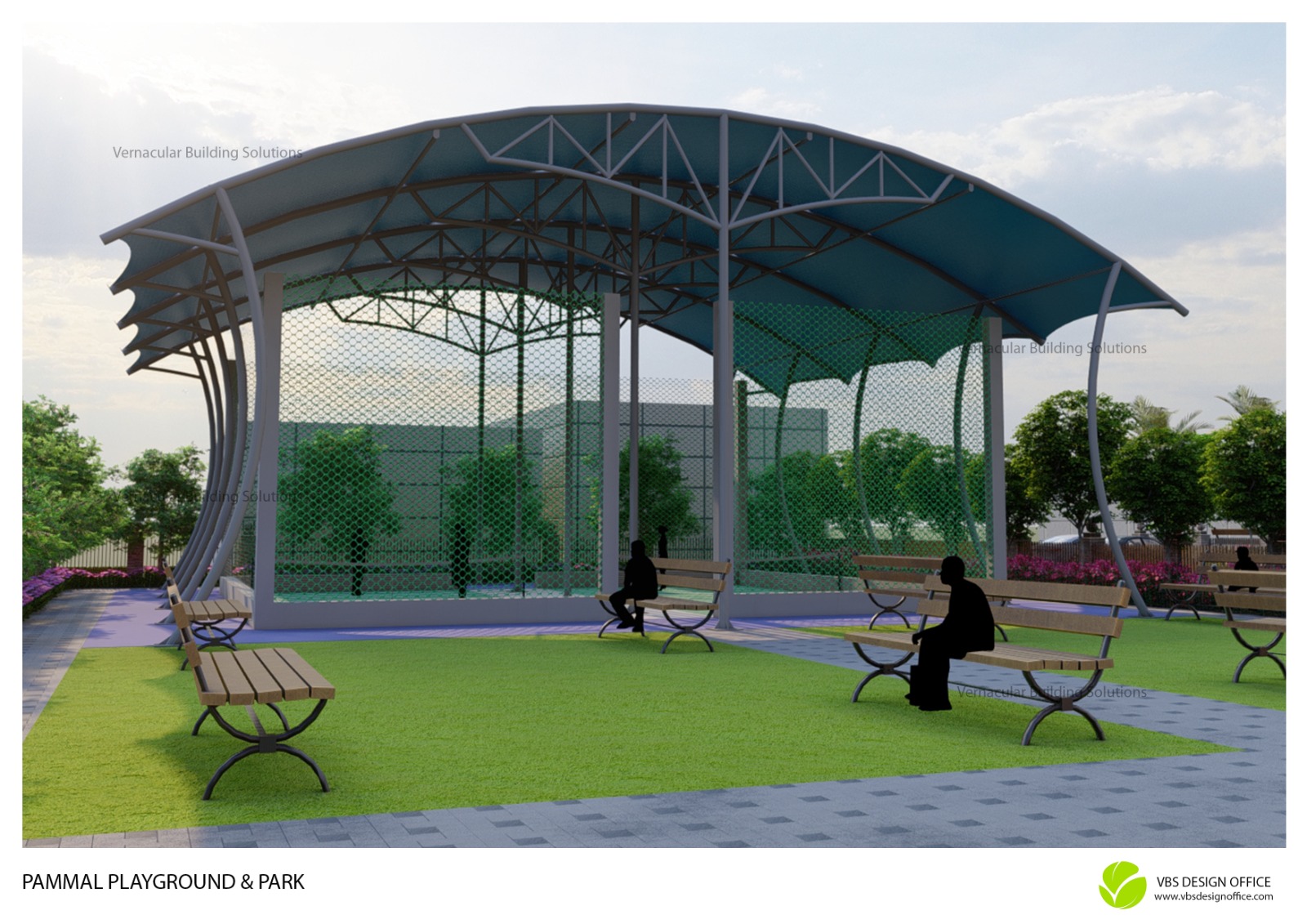 Design view of Pammal Park, Chennai, by Vernacular Building Solutions (7)