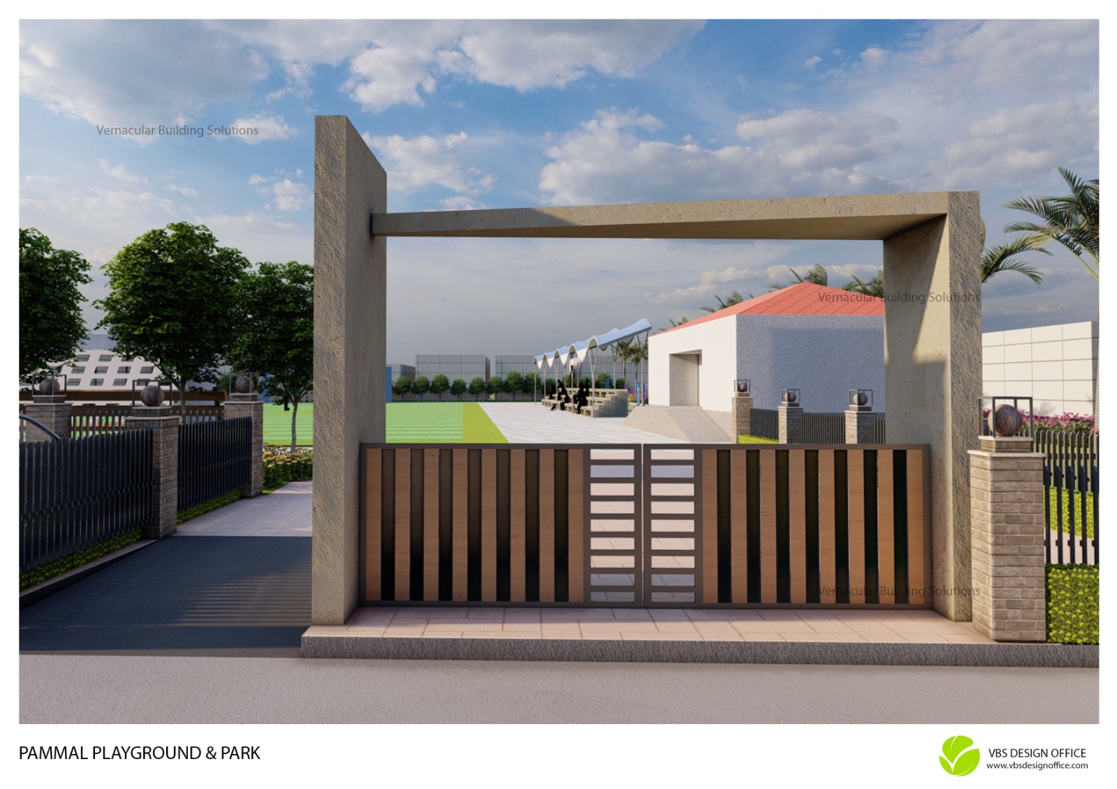 Design view of Pammal Park, Chennai, by Vernacular Building Solutions (9)