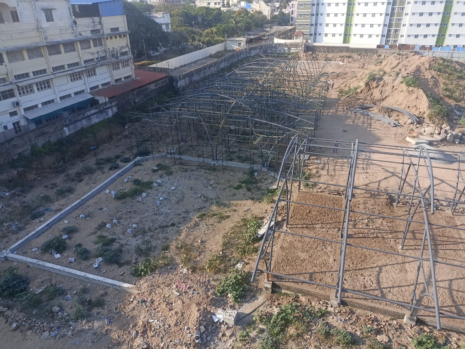 Loop Road fish market site before redevelopment, Pattinapakkam, Chennai (6)