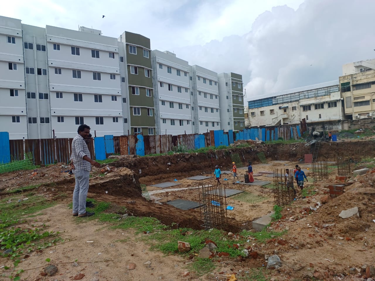 Loop Road fish market site before redevelopment, Pattinapakkam, Chennai (3)