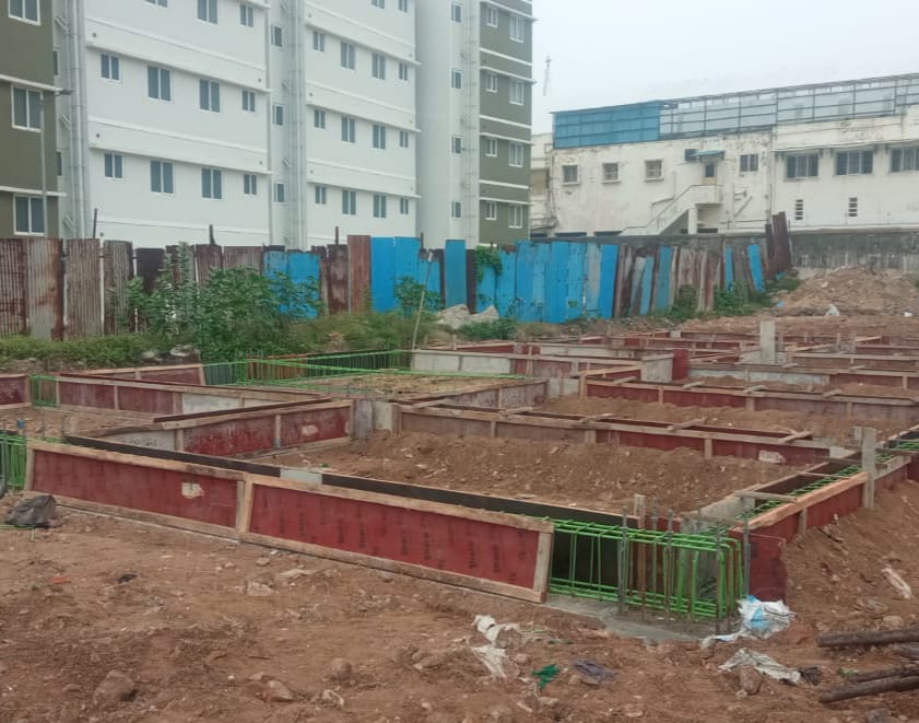 Loop Road fish market site before redevelopment, Pattinapakkam, Chennai (1)