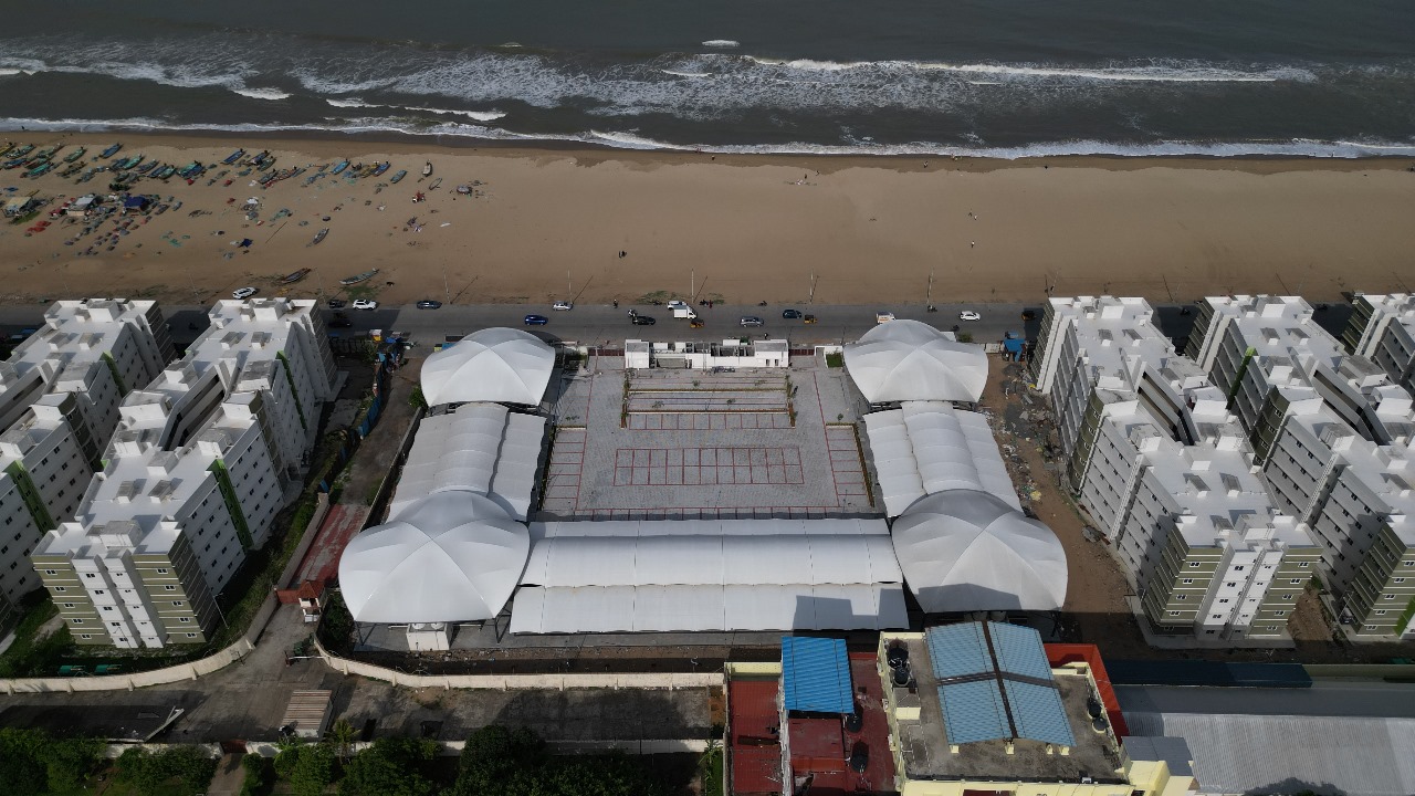 Completed Loop Road fish market designed by VBS, Pattinapakkam, Chennai (4)